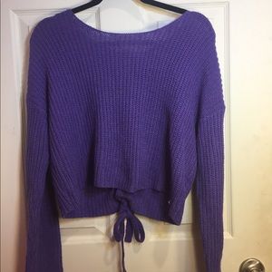 Crop top sweater